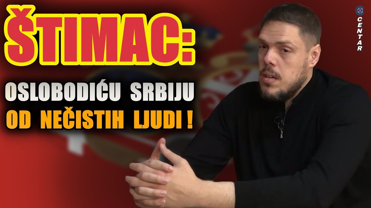 Vladimir Štimac objavio rat najjačoj mafiji: Oslobodiću Srbiju od ...