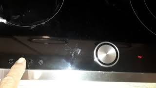 I CAN'T unlock the CHILD LOCK feature on the NEFF induction hob 