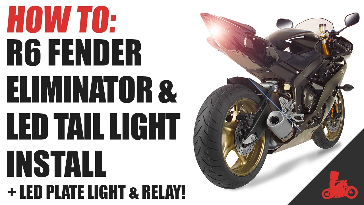 MonkeyJack Motorcycle LED Tail Turn Brake Integrated Light for 2003-2005 Yamaha YZF-R6