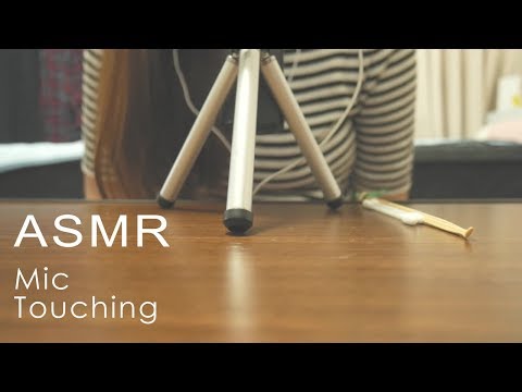 【ASMR】耳かきや綿棒でマイクを触る音 /Mic Touching ＋scratching