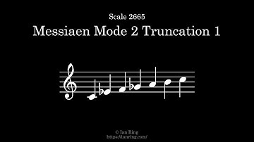 Scale 2665: Messiaen Mode 2 Truncation 1
