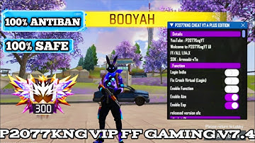 P2077KNG CHEAT V7.4 | ALL SERVER WORKING | OB50 UPDATE CS | BR RANK WARKING MOD MENU 100% SAFE V30