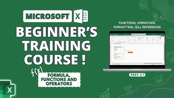 Microsoft Excel | Formula, Functions & Operators