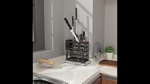 Kệ Inox 304 - Cắm dao, thớt, đũa... đa năng