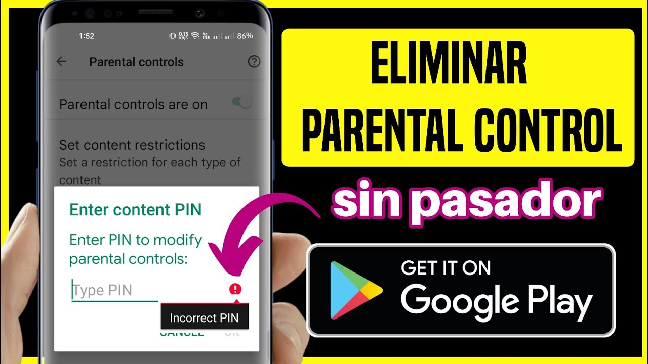 Como quitar control parental en cuenta google sin pin (2024) Quitar control parental YouTube Como quitar control parental en cuenta google sin pin (2024) Quitar control parental YouTube