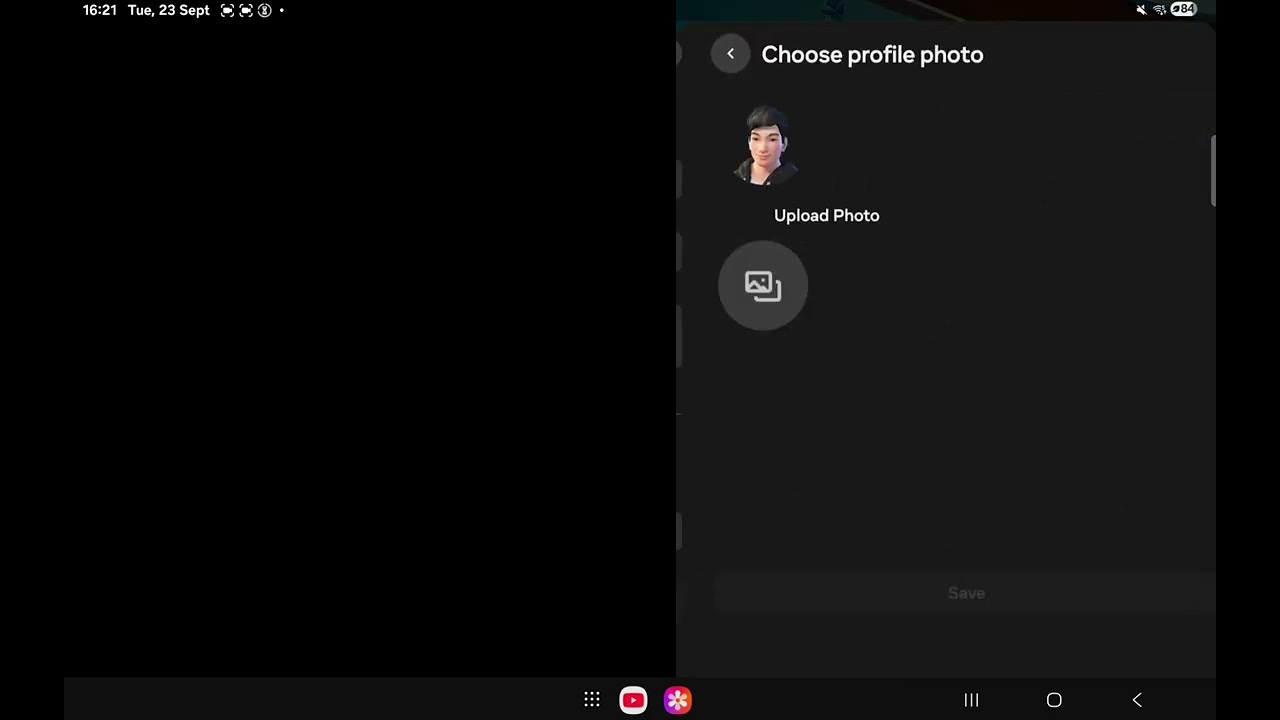How to change your meta profile picture