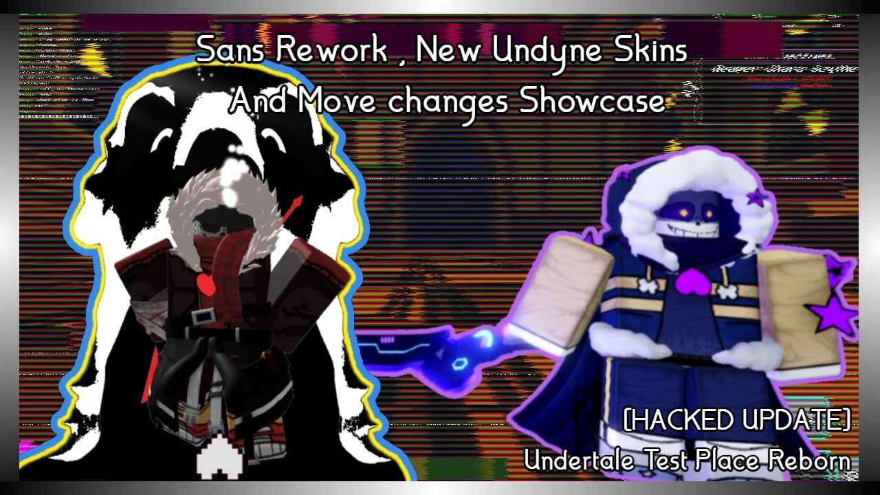 New Sans Rework , Undyne Skins and Character changes [HACKED UPDATE ...