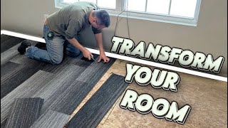 New Flooring Made Easy with Carpet Tiles (Watch Me)