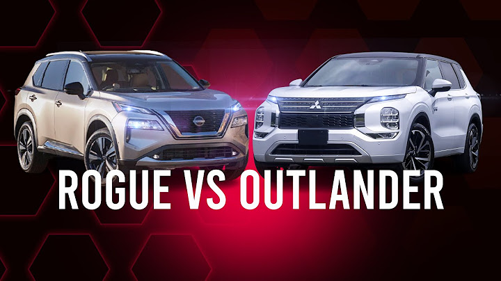 2022 nissan rogue vs 2023 mitsubishi outlander