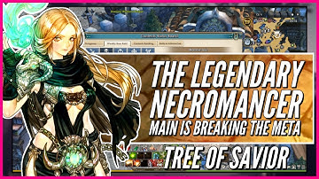 The Legendary Necromancer Main is Breaking The Meta | Ft. Crevox | Tree of Savior