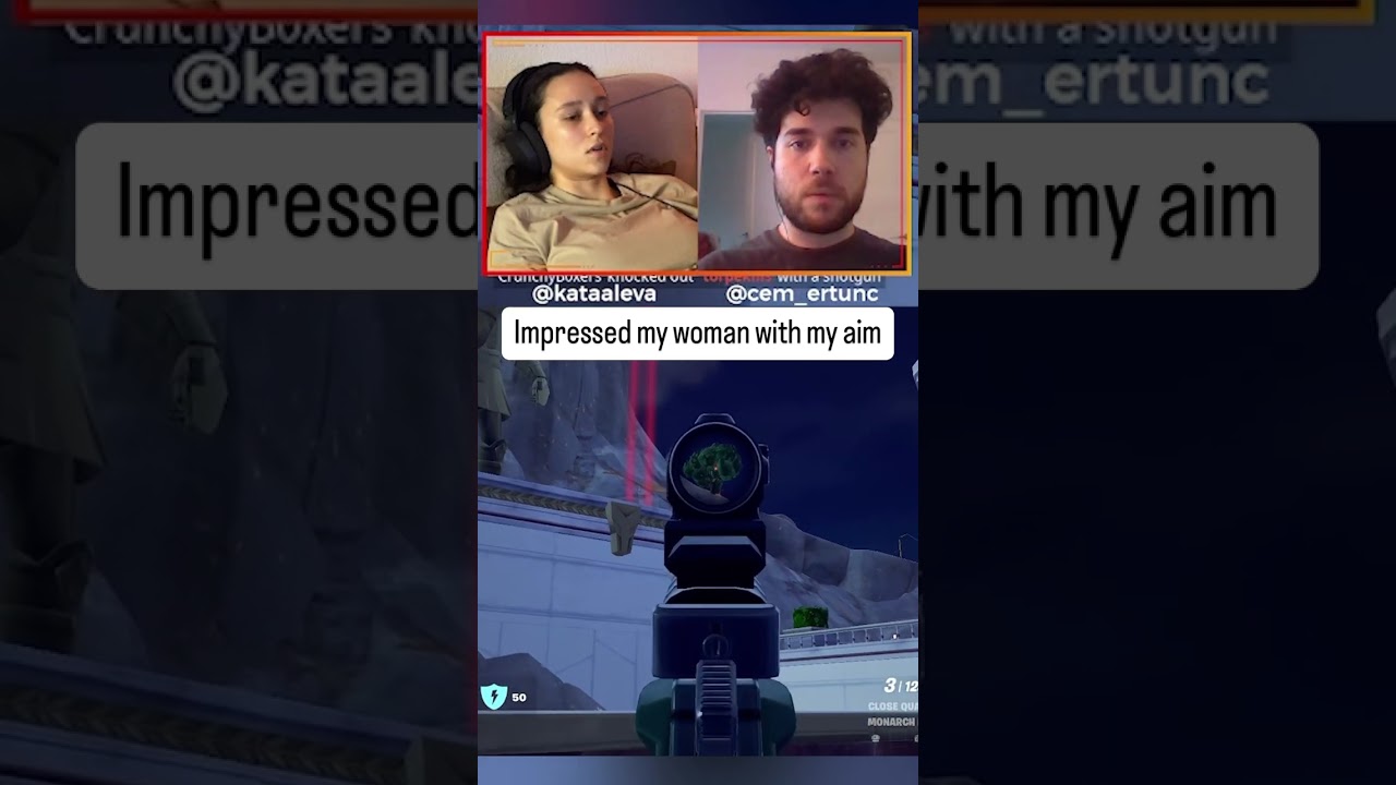 Impressed my woman with my aim | #hurtandinsert on #Twitch  #fortnite #gaming