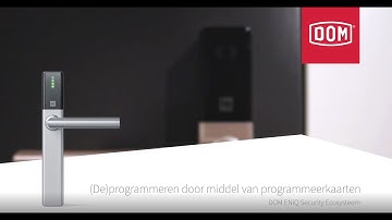 DOM ENiQ Security Ecosysteem - (de)programmeren door middel van programmeerkaarten