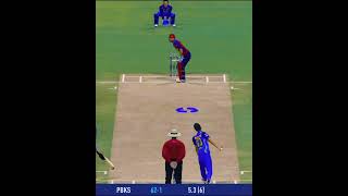 6 bol to chase 13Run Mi vs Pkbs last over dram #realcricket24 #jaspritbumrah