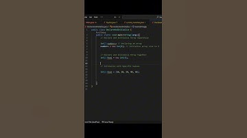 36. Declaring and initializing arrays
