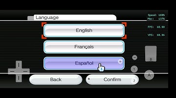 Wii Menu on Dolphin Emulator (Configuration Test)