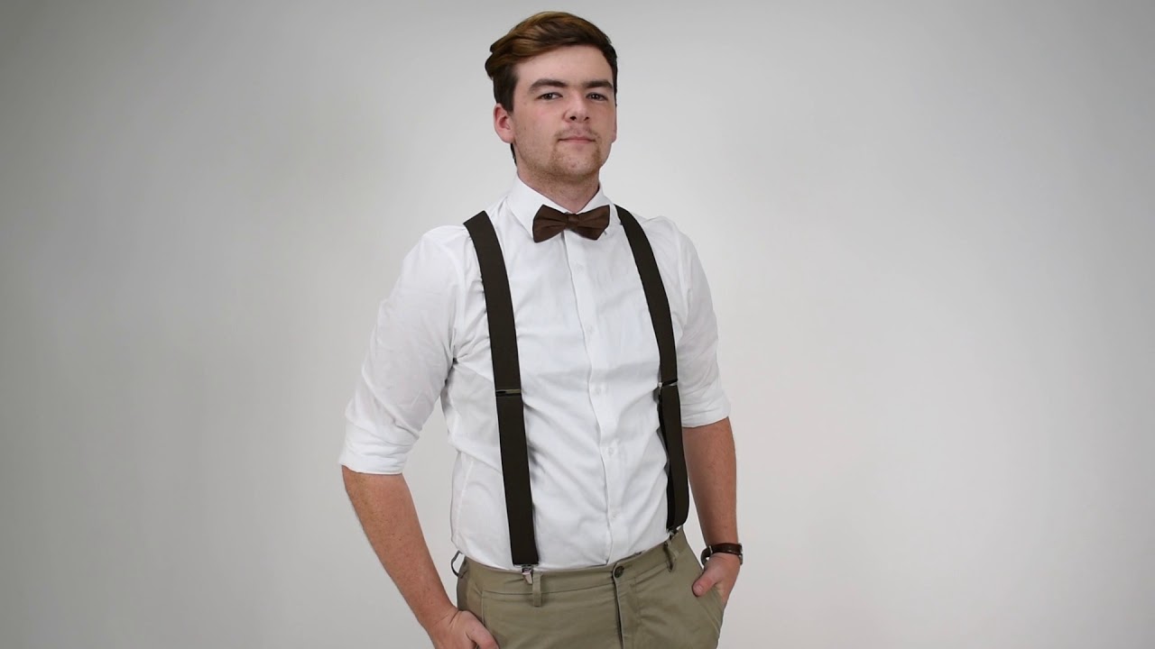 How To Put On Suspenders [Step-by-Step] #shorts 