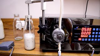 Table top liquid filler-Gear pump based