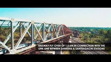 Launching of 61 m open web girder