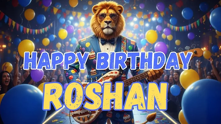ROSHAN Happy Birthday Song - Happy Birthday to Roshan