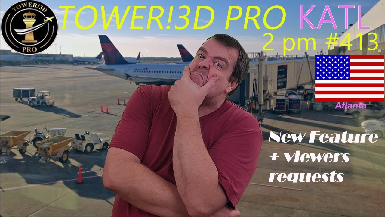 Atlanta viewers request Hubs Sun Country, Frontier, Spirit, Allegiant Tower!3D Pro (modified*) @ 2pm