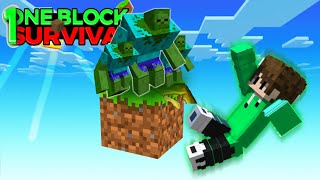 Playing One Block In Mcpe 🔥 | One Block Starting EP 1 minecraft