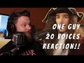 Reaction to One Guy, 20 Voices - Metal Guy Reacts