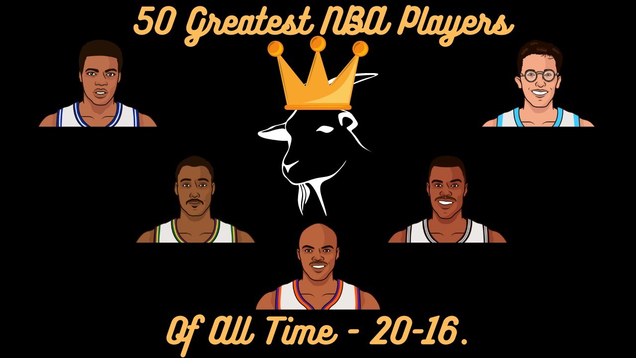 50 Greatest NBA Players of All Time - 20 to 16. - YouTube