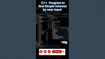 program of simple interest in C++| #shorts #youtube #ytshorts #trending #youtubeshorts #music #reels