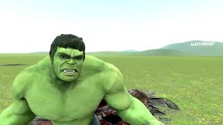 Hulk VS Left 4 dead Tanks (Garrys Mod)