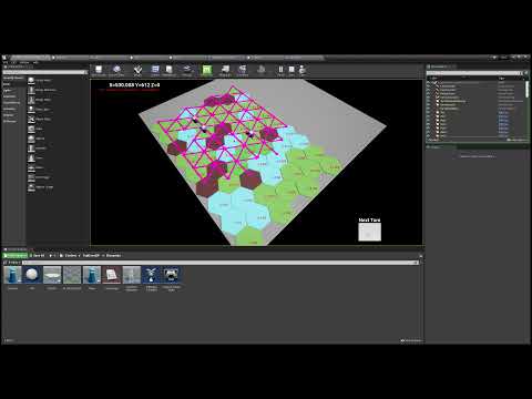 Piece movement on hex board in UE4
