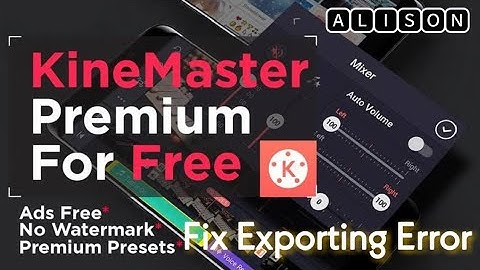 Latest Kinemaster Pro MOD apk 2020 ✨ | Kinemaster 4.14.5 apk | No Watermark | Fix Error | Alisonkhan
