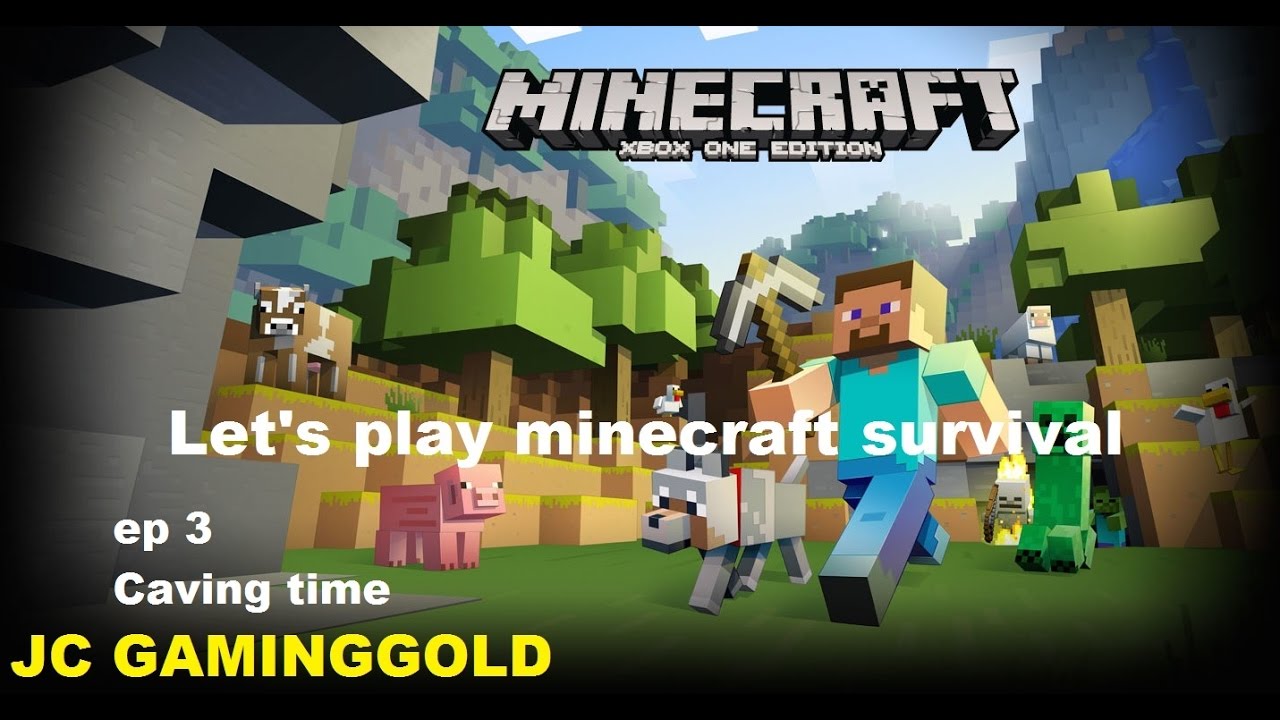 Let's play minecraft survival ep 3 Caving time - YouTube