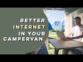 Campervan wifi installation poynting mimo3v215 antenna