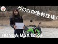 MSX125SF編  | バイク館 SOXインポートモデル　ときひろみちゃん試乗インプレ HONDA MSX125SF REVIEW ホンダ グロムの海外仕様