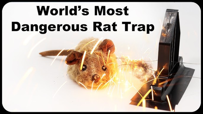 X-Pest Electric Rat Trap,High-Voltage Electric Shock to Kill Mouse,Rat,and  Other Nasty Rodent Instantly to Provide a Pest Control Solution,No-Touch