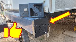 Upgrading Standard RV Bumper Caps for Better Airflow and Sewer Storage