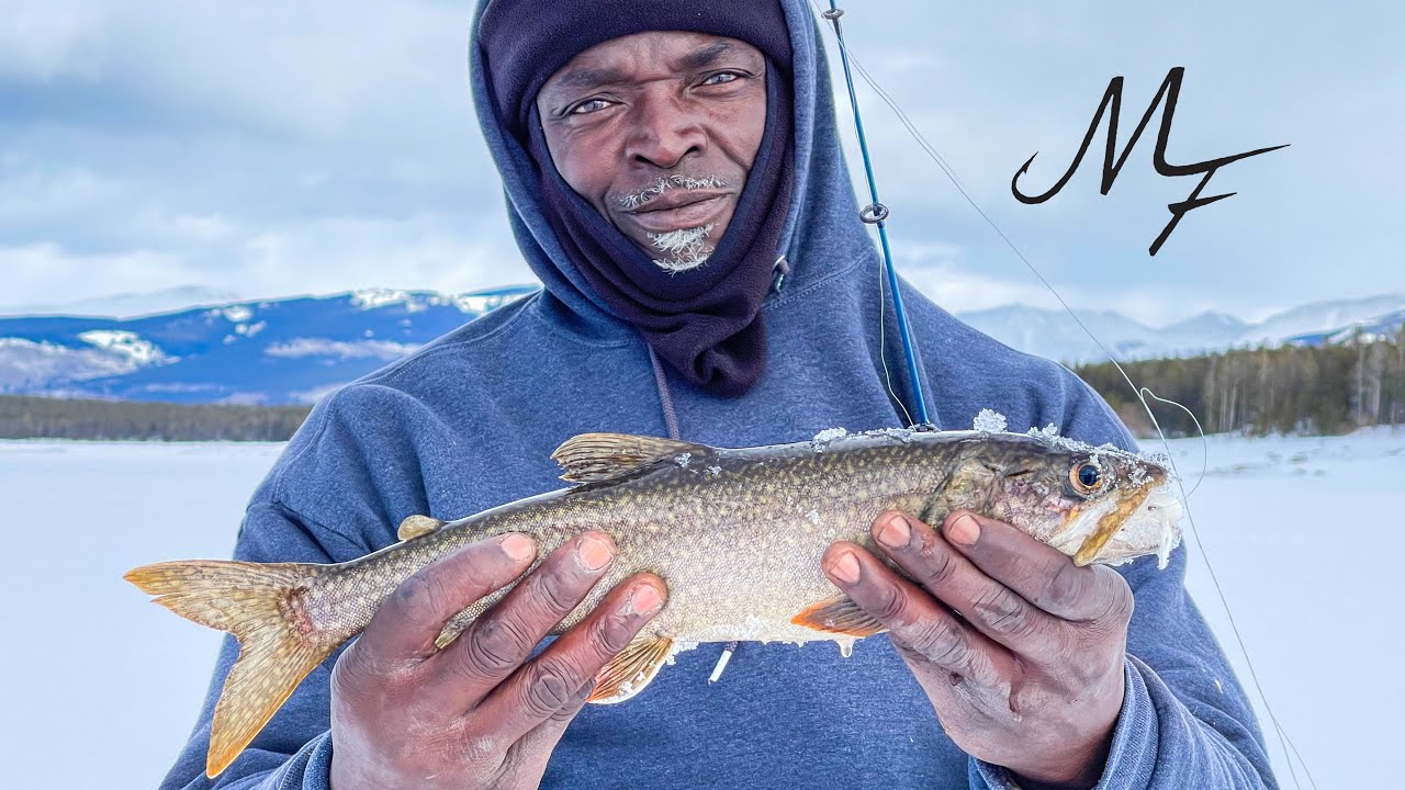 I'M BACK AFTER A LONG BREAK! (ICE FISHING 2021) TURQUOISE LAKE, COLORADO 