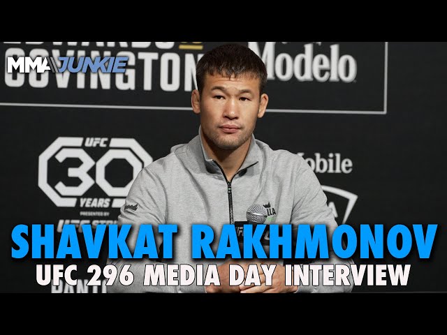 Shavkat Rakhmonov responds to Colby Covington's trash talk ahead of UFC 296