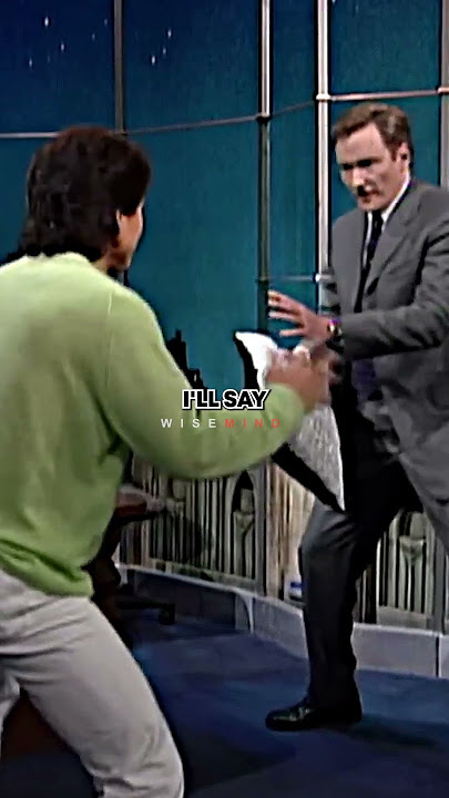 Jackie Chan Teaches Conan A Stunt