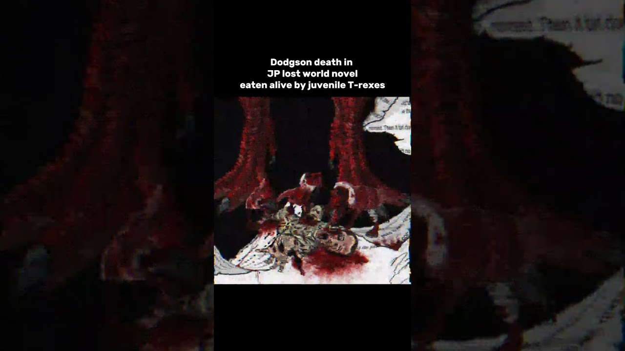 Dodgson's death in movie vs in novel 