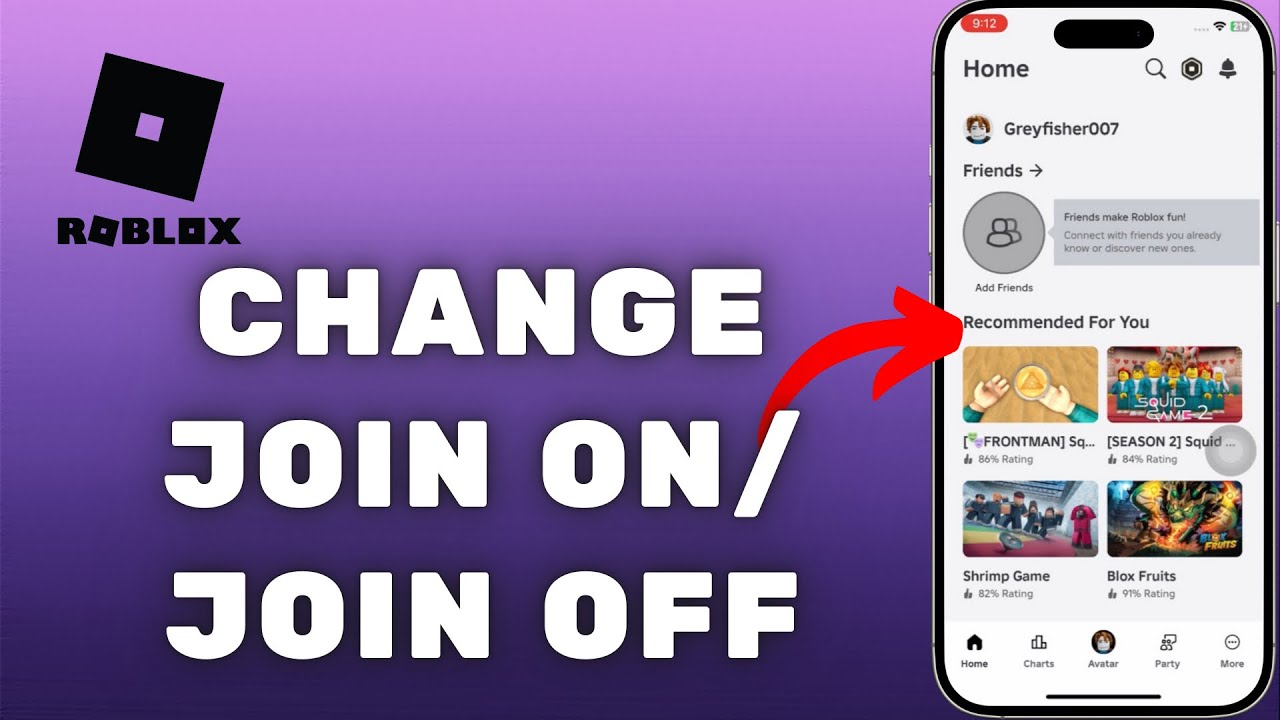 How To Change Your Join On Join Off In Roblox YouTube 