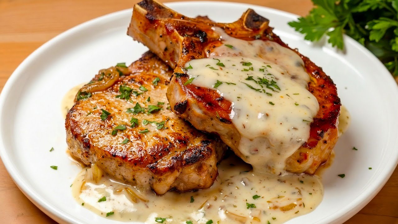 Эти свиные отбивные от французского шеф-повара сводят всех с ума! Невероятно вкусно.
