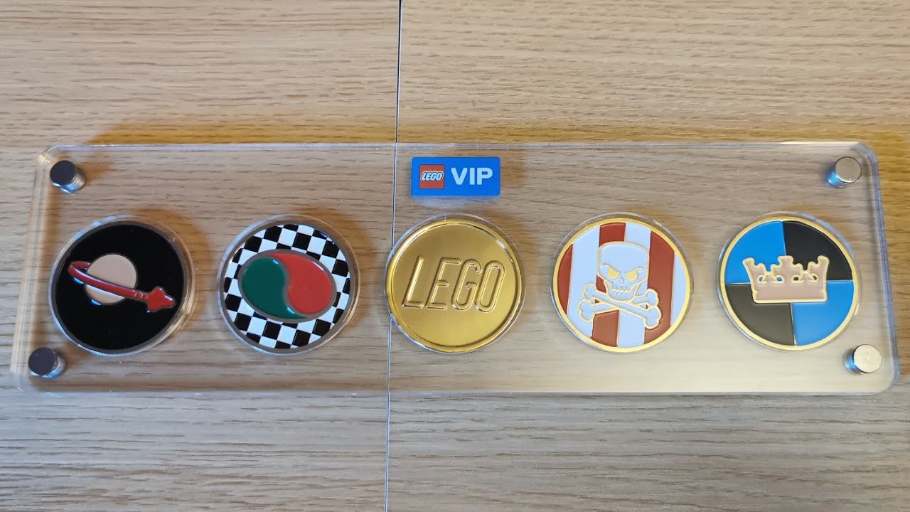Lego VIP Collectable Coins - YouTube