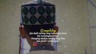AL i'tiraf sholawat abu nawas(story wa)