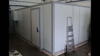 Ремонт Крупной Бытовой техники. Демонтаж холодильной камеры POLAIR на  35 кубов  ЧАСТЬ  №  2