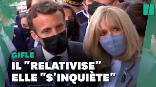 Giflé, Macron veut garder 