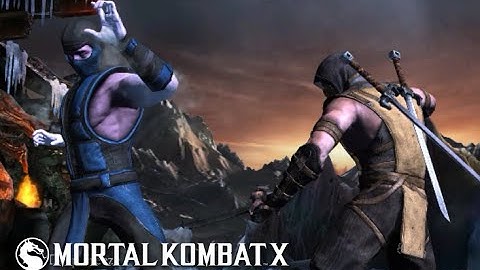 Mortal Kombat X - KLASSIC SUB-ZERO Level 1 2 X-Ray Super Moves