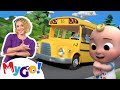 Wheels On The Bus (School Version) | MyGo! Sign Language For Kids | CoComelon - Nursery Rhymes | ASL