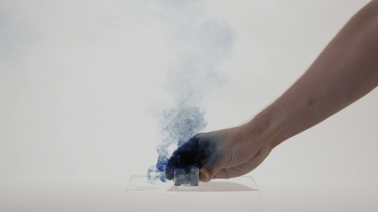 Ecoline ink in water | Ecoline