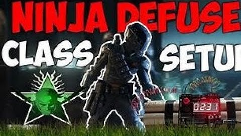 THE BEST NINJA DEFUSE CLASS ON Bo3
